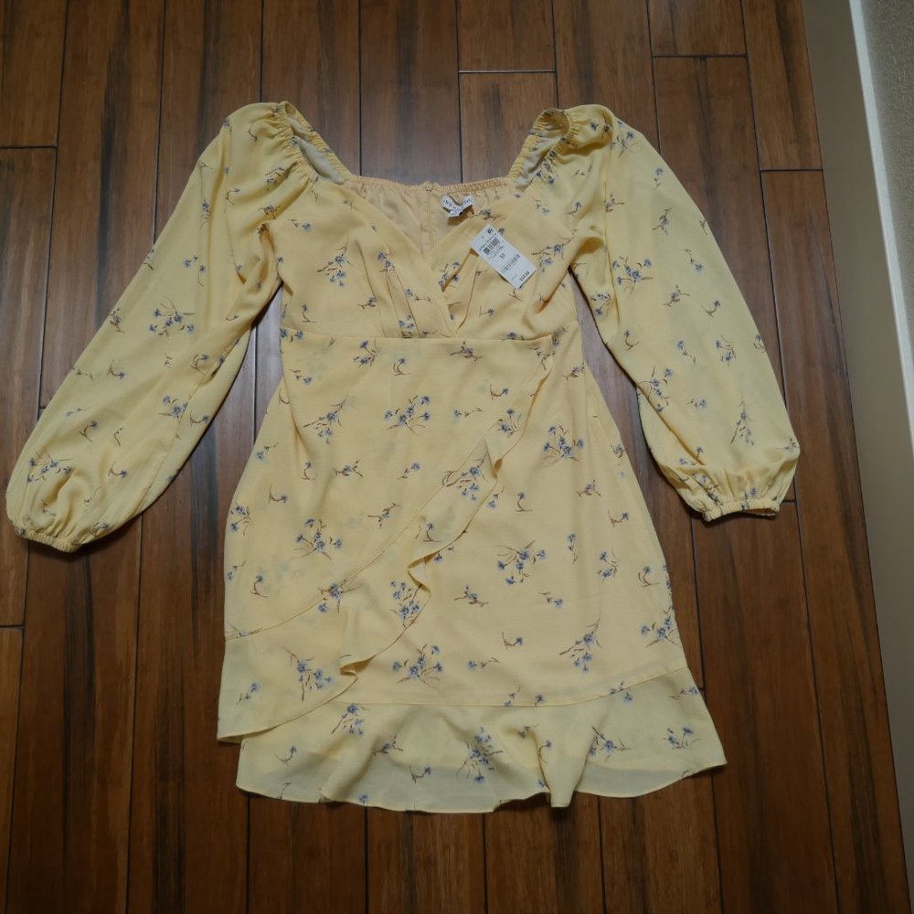 And Now This - Ruffle Yellow Spring Dress - Picture 7 of 8